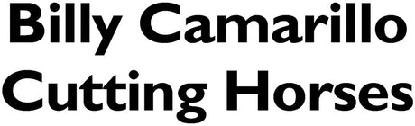 Billy Camarillo Cutting Horses