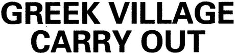Greek Village Carry Out
