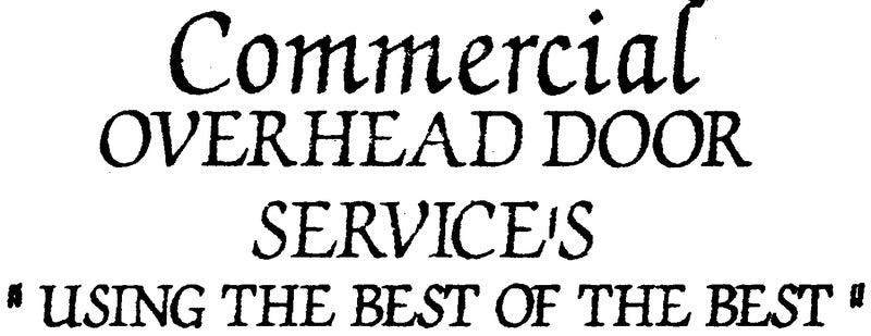 Commercial & Residential Overhead Door Svcs.