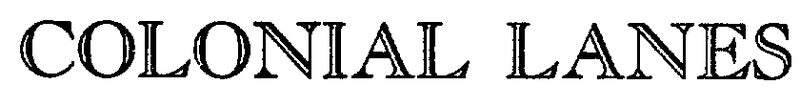 Colonial Lanes