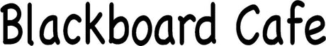 Blackboard Cafe